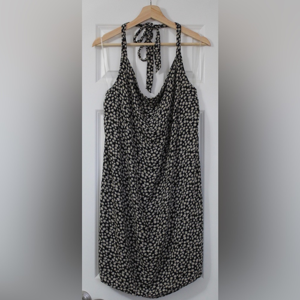 Floral halter summer dress